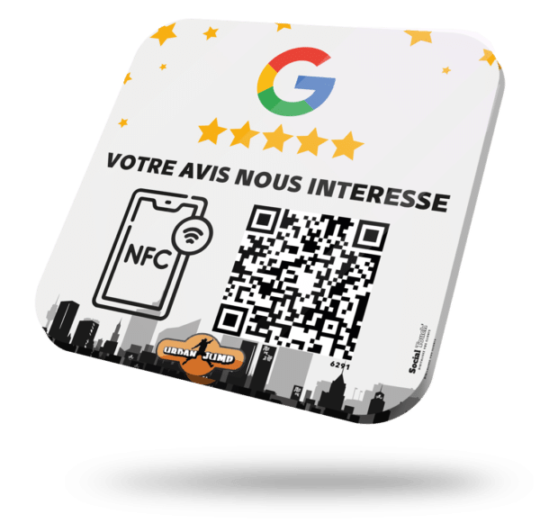 Plaque individuelle NFC Urban Jump