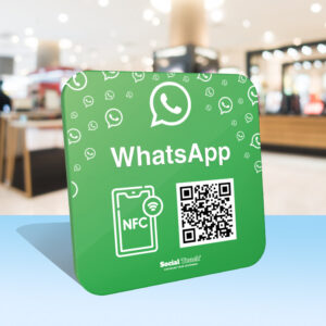 Plaque connectee Whatsapp