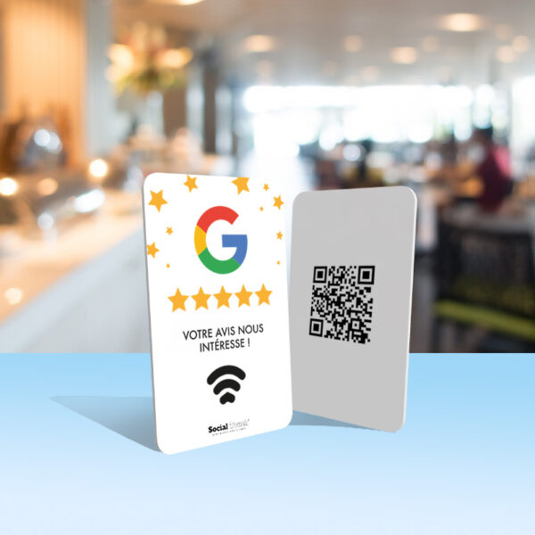 Carte NFC connectée Google