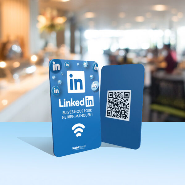 Carte NFC connectée linkedin