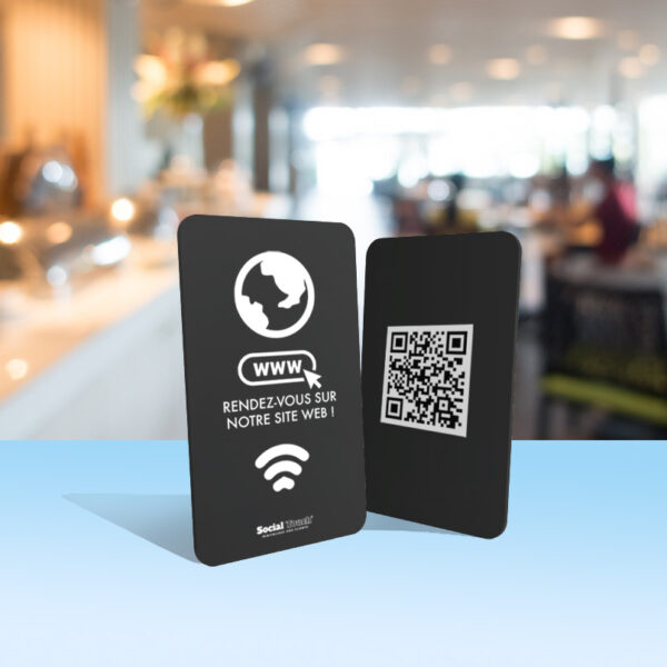 Carte NFC connectée site internet