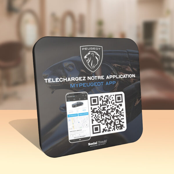 Plaque NFC connectée personnalisée