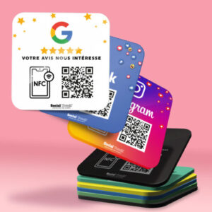 Pack de 4 plaques NFC